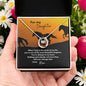 For Daughter from Mom: Lucky Horseshoe Pendant