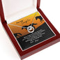 For Daughter from Mom: Lucky Horseshoe Pendant