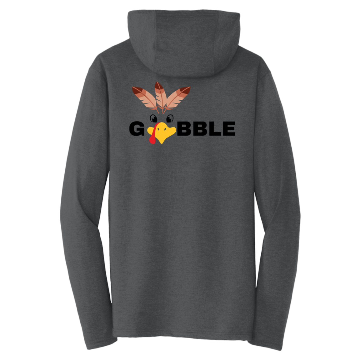 Gobble Gobble Turkey Face / Front and Back T-Shirt Hoodie /Multiple Colors