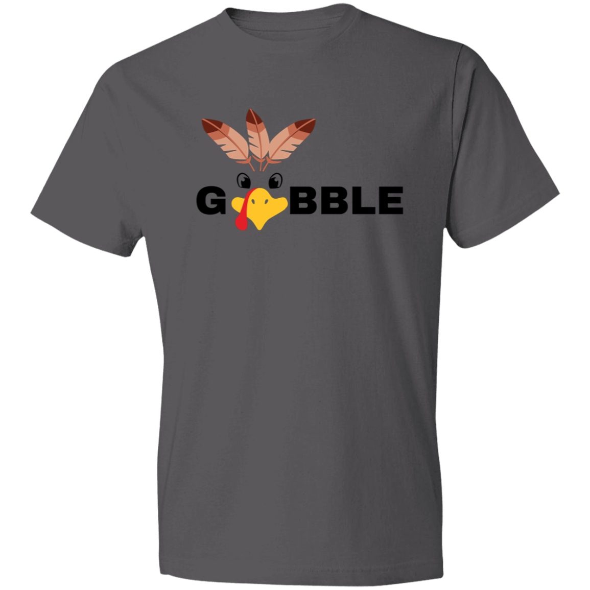 Gobble Gobble Turkey Face / Lightweight T-Shirt / Multiple Colors