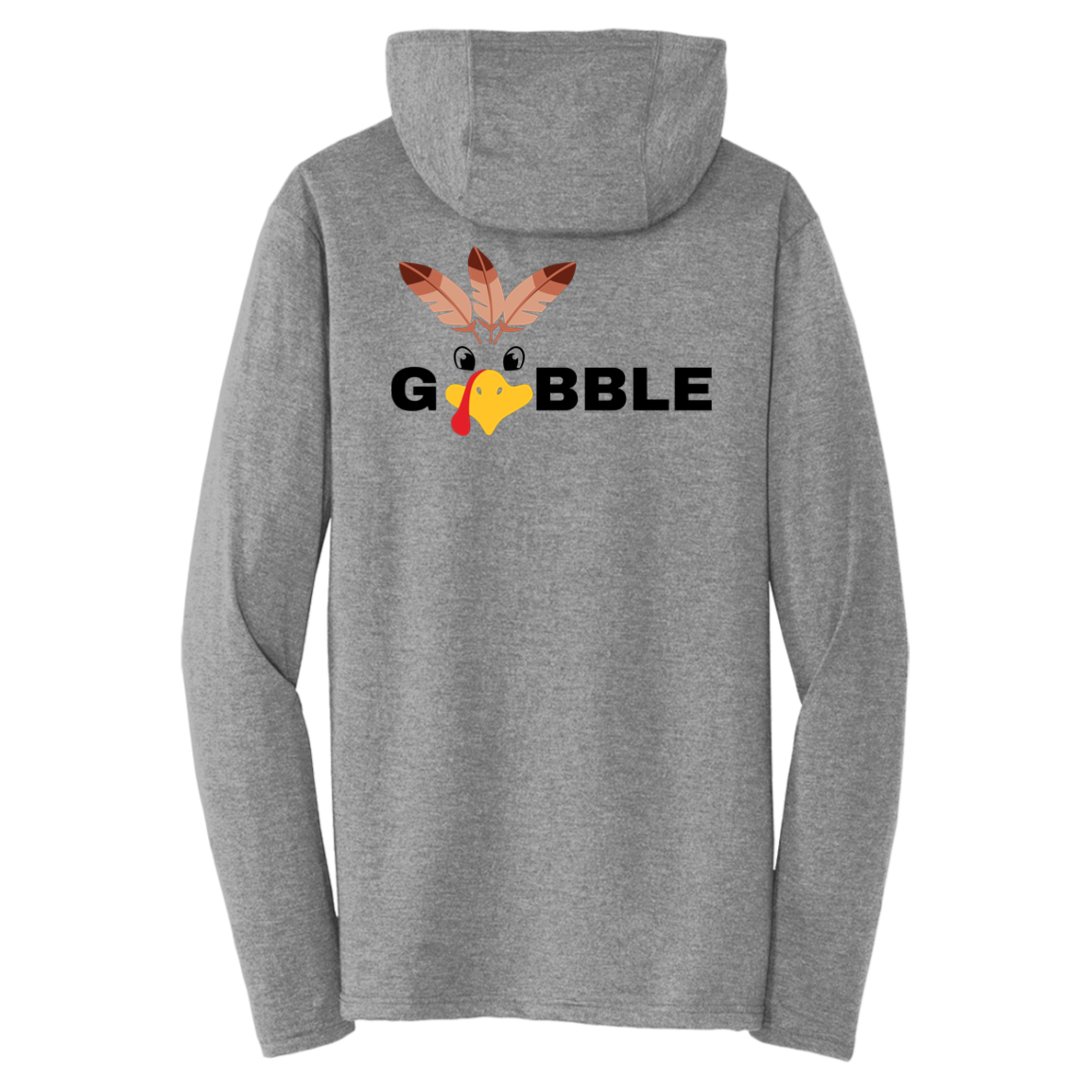 Gobble Gobble Turkey Face / Front and Back T-Shirt Hoodie /Multiple Colors