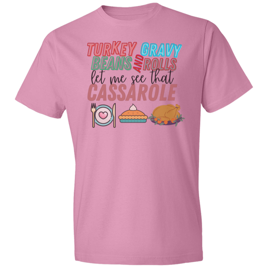 All the Food Thanksgiving Lightweight T-Shirt / Multiple Colors