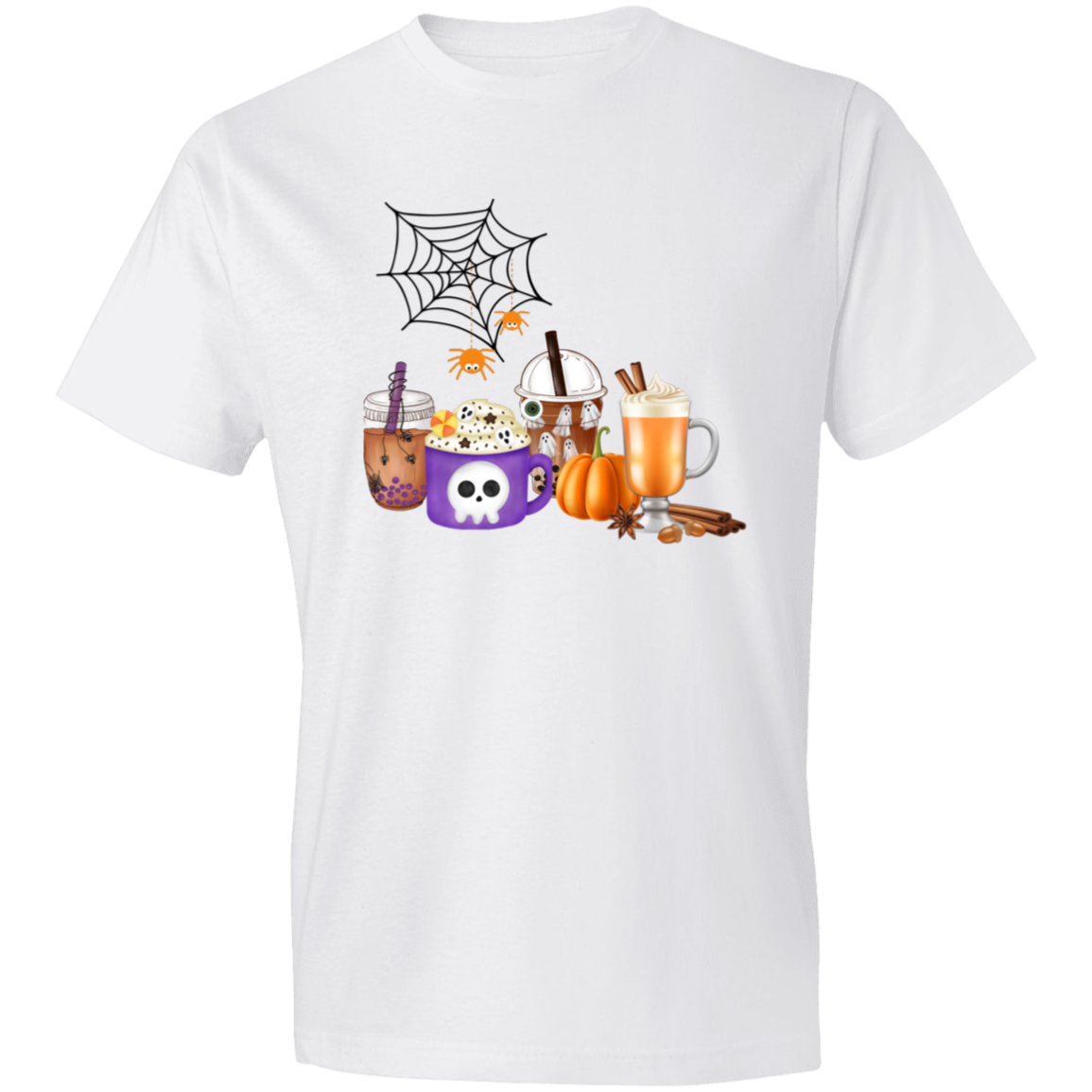 Halloween Coffees / Lightweight T-Shirt / Multiple Colors