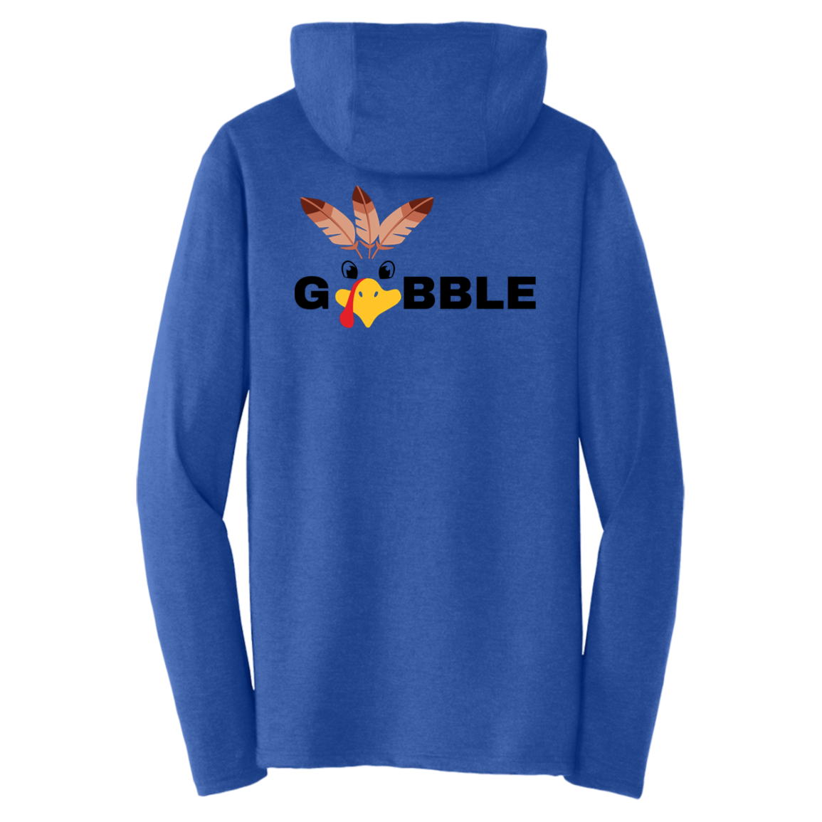 Gobble Gobble Turkey Face / Front and Back T-Shirt Hoodie /Multiple Colors