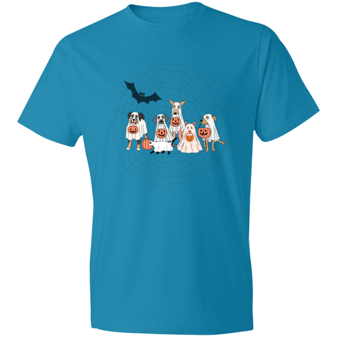 Ghost Dogs Halloween / Lightweight T-Shirt / Multiple Colors