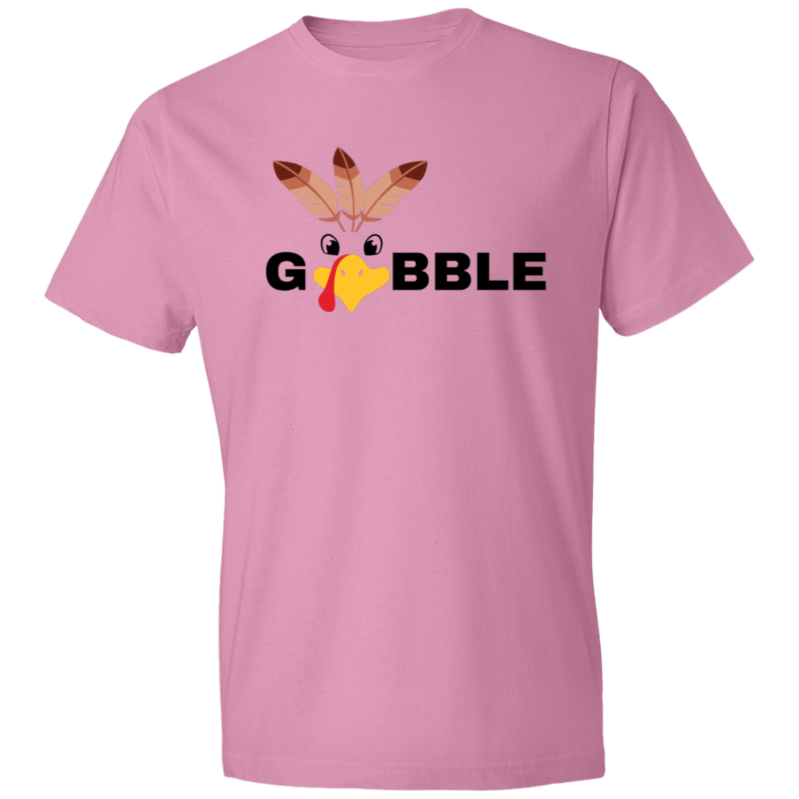 Gobble Gobble Turkey Face / Lightweight T-Shirt / Multiple Colors