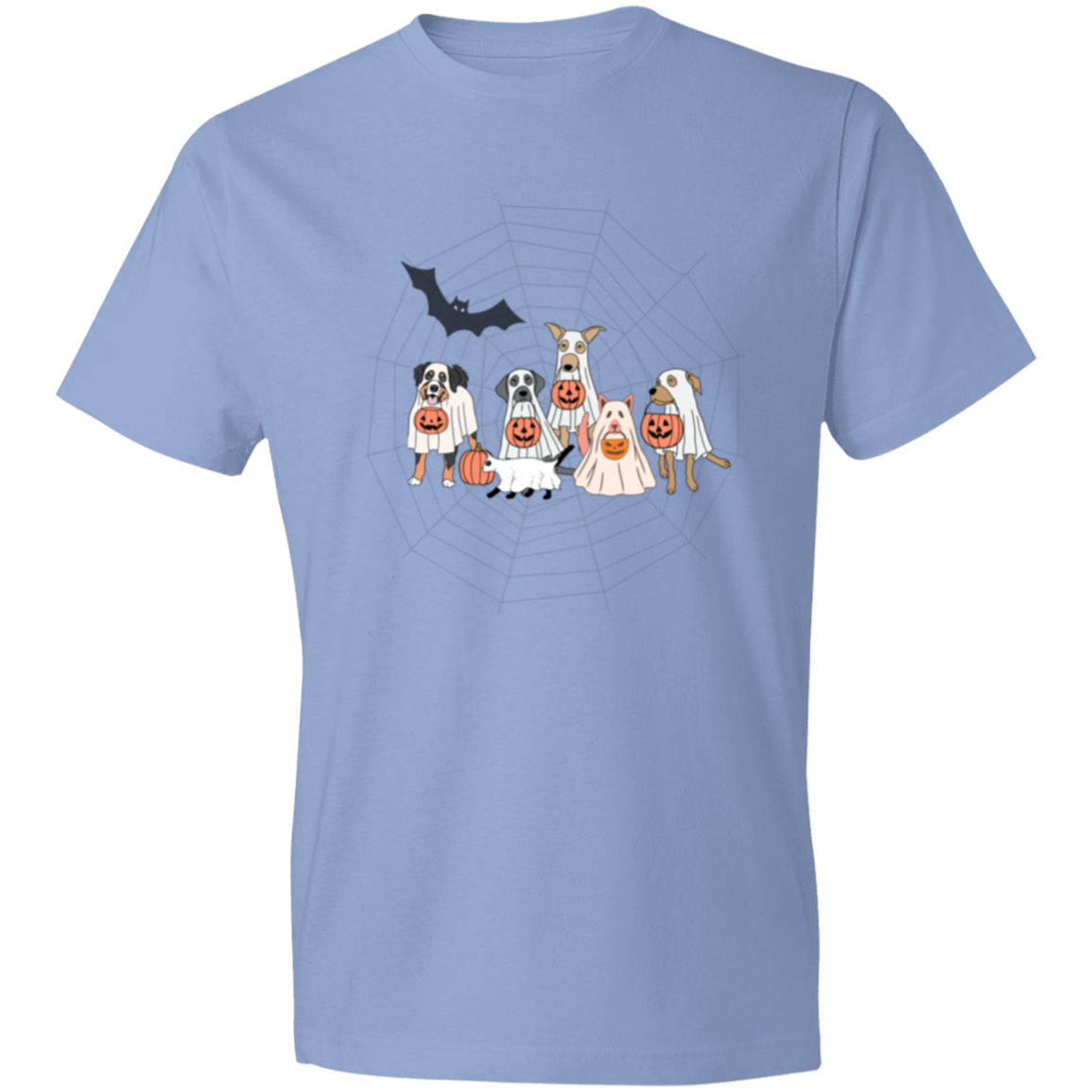 Ghost Dogs Halloween / Lightweight T-Shirt / Multiple Colors