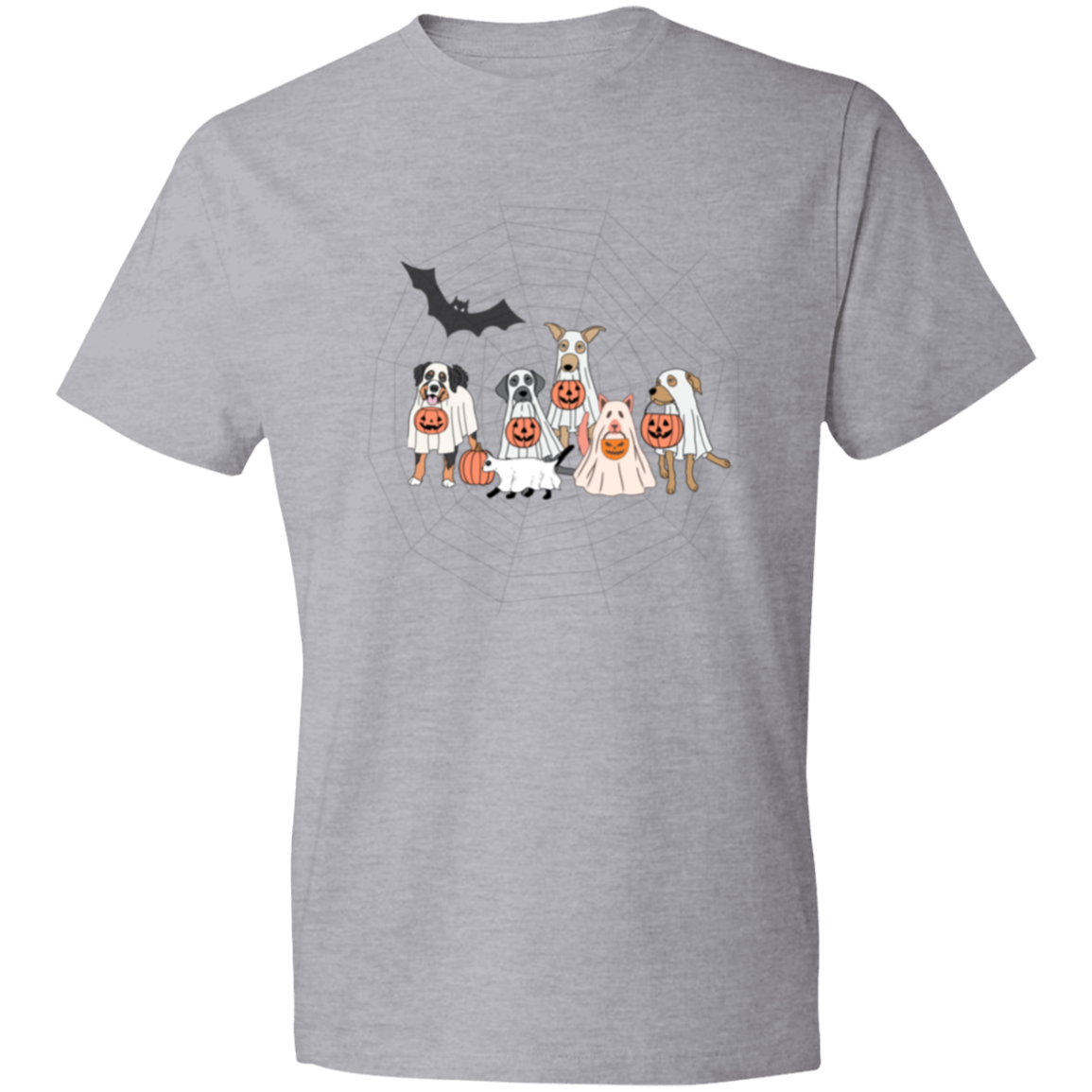 Ghost Dogs Halloween / Lightweight T-Shirt / Multiple Colors