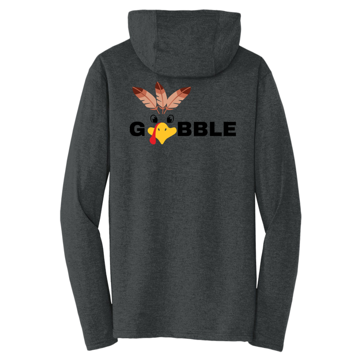 Gobble Gobble Turkey Face / Front and Back T-Shirt Hoodie /Multiple Colors