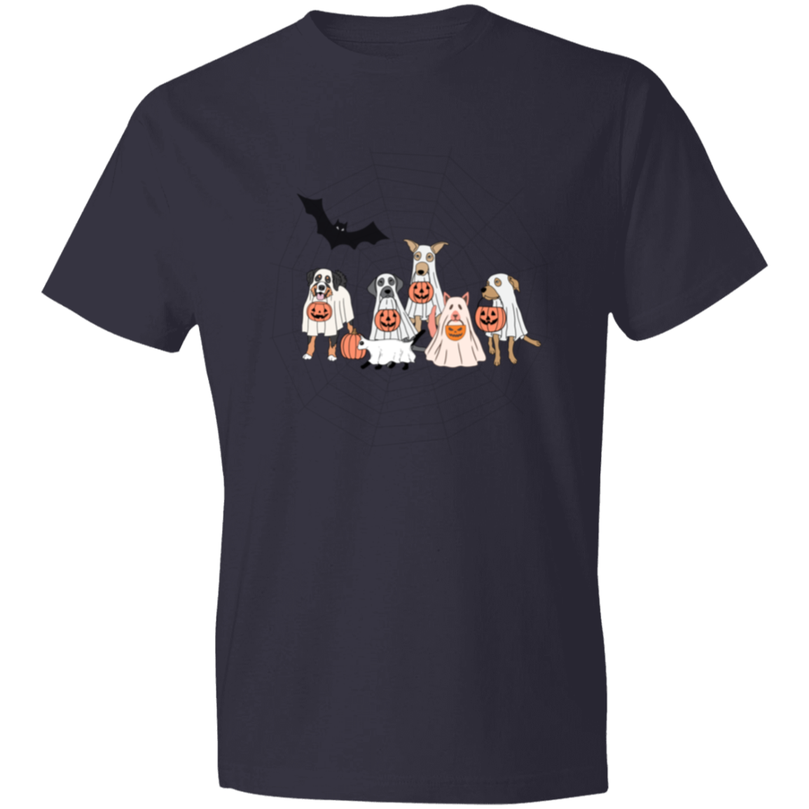 Ghost Dogs Halloween / Lightweight T-Shirt / Multiple Colors