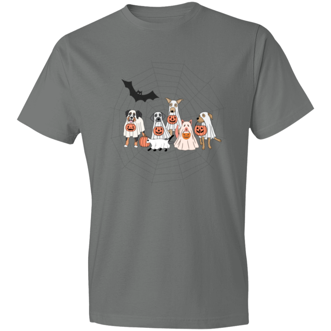 Ghost Dogs Halloween / Lightweight T-Shirt / Multiple Colors