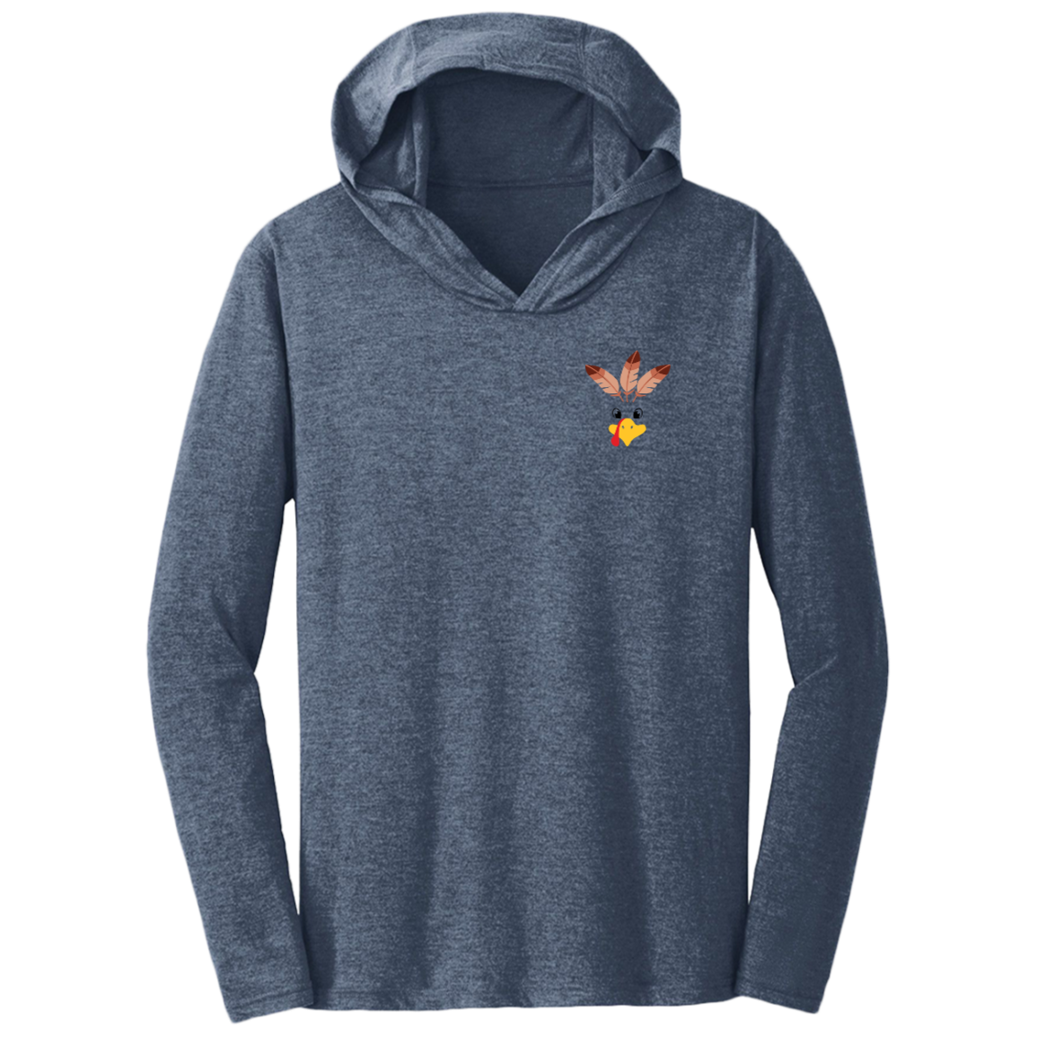 Gobble Gobble Turkey Face / Front and Back T-Shirt Hoodie /Multiple Colors