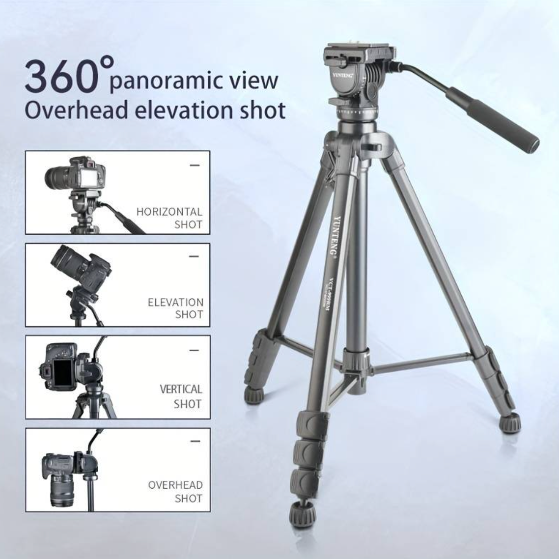 Heavy-duty Yunteng VCT-999RM Professional Tripod