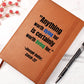 Vegan Leather Journal: Catch 22 Quote