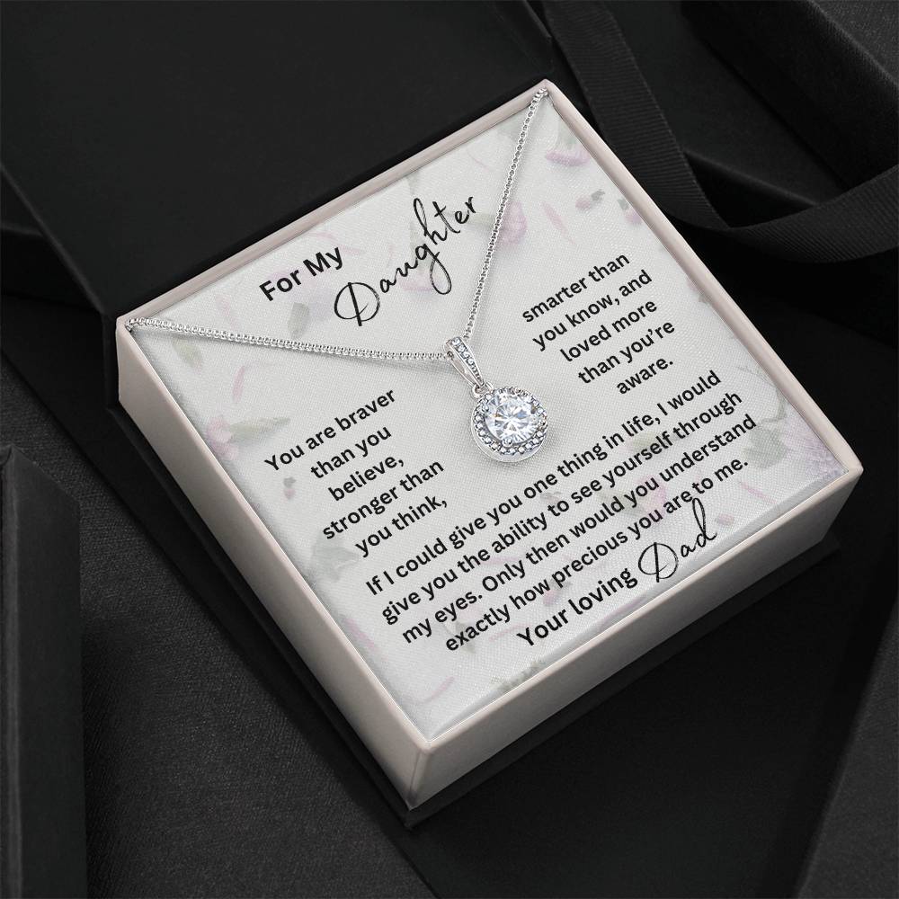 For Daughter From Dad: Eternal Hope Necklace