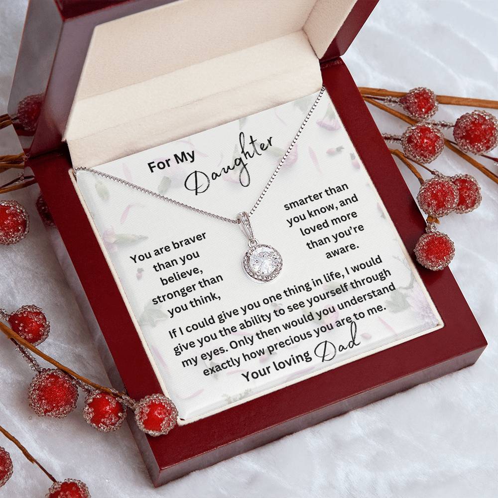 For Daughter From Dad: Eternal Hope Necklace