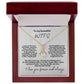 For Beautiful Wife: Alluring Beauty Necklace (White Marble Card)