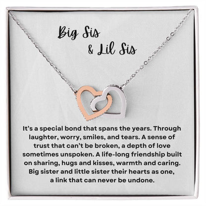 Sisters Forever Necklace: Big Sis and Lil Sis Bonding