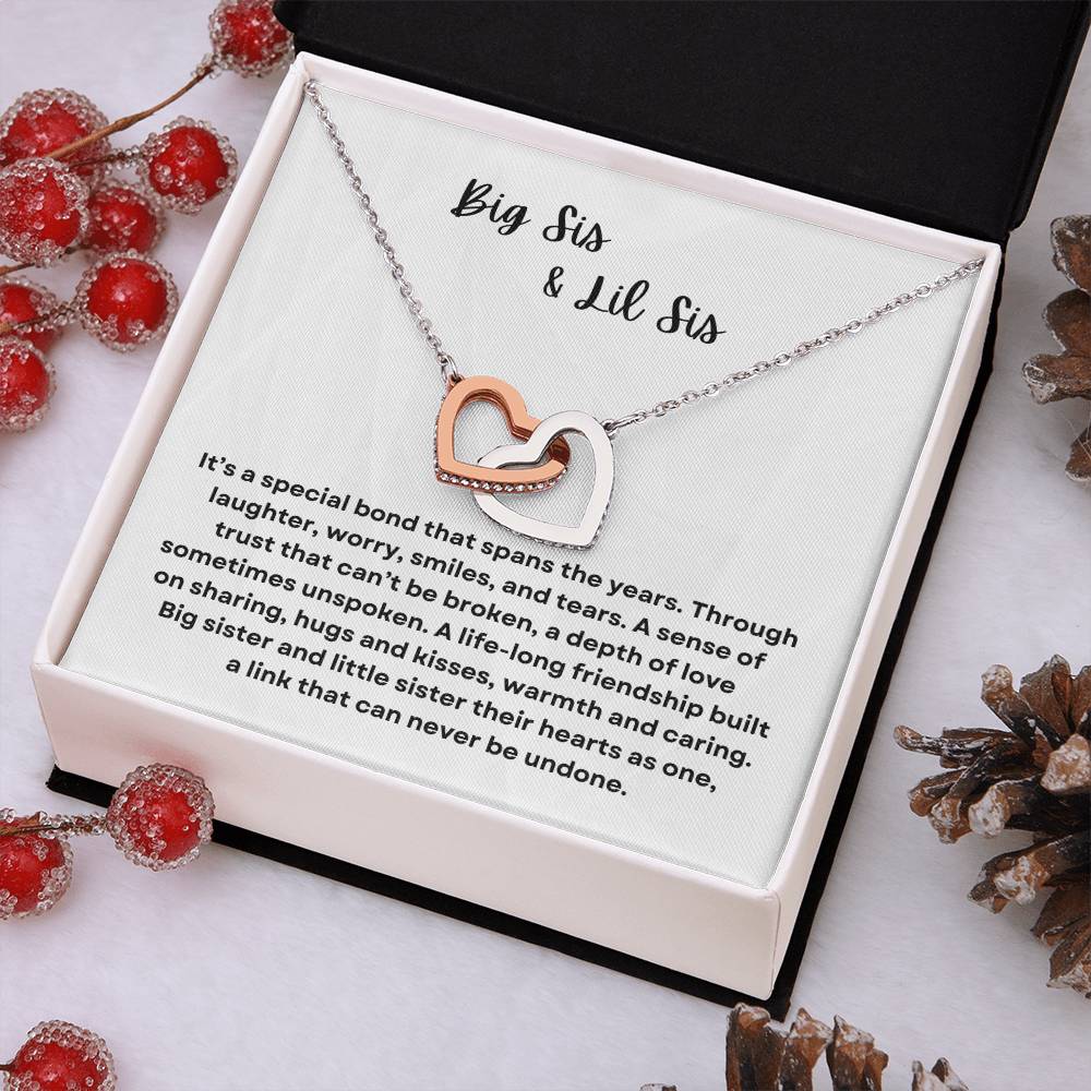 Sisters Forever Necklace: Big Sis and Lil Sis Bonding