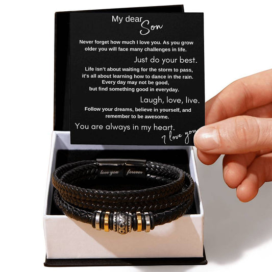 For Son: Love You Forever Bracelet