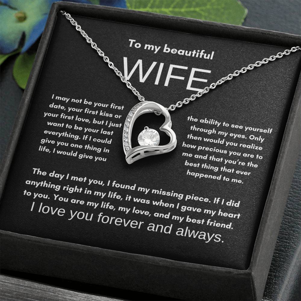 For Beautiful Wife: Forever Love Necklace